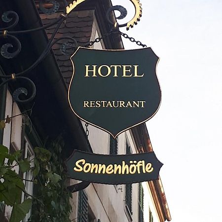 Hotel & Restaurant Sonnenhoefle Sommerhausen Eksteriør billede