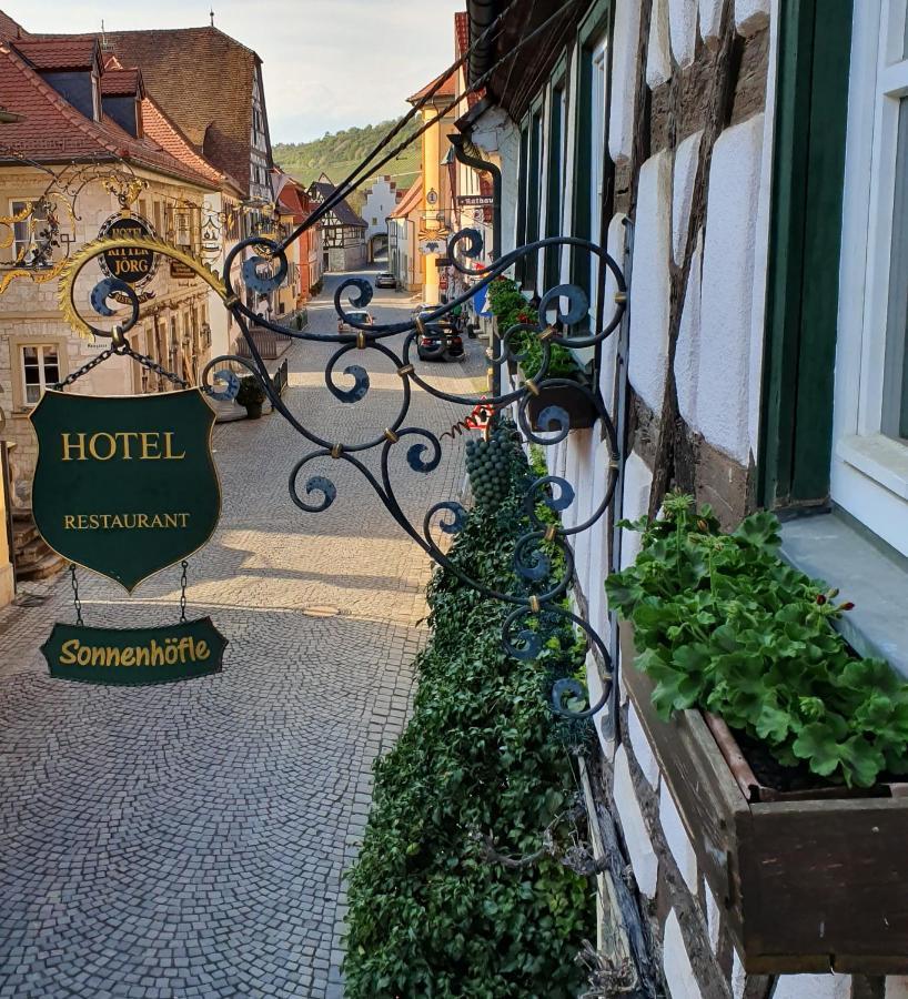 Hotel & Restaurant Sonnenhoefle Sommerhausen Eksteriør billede