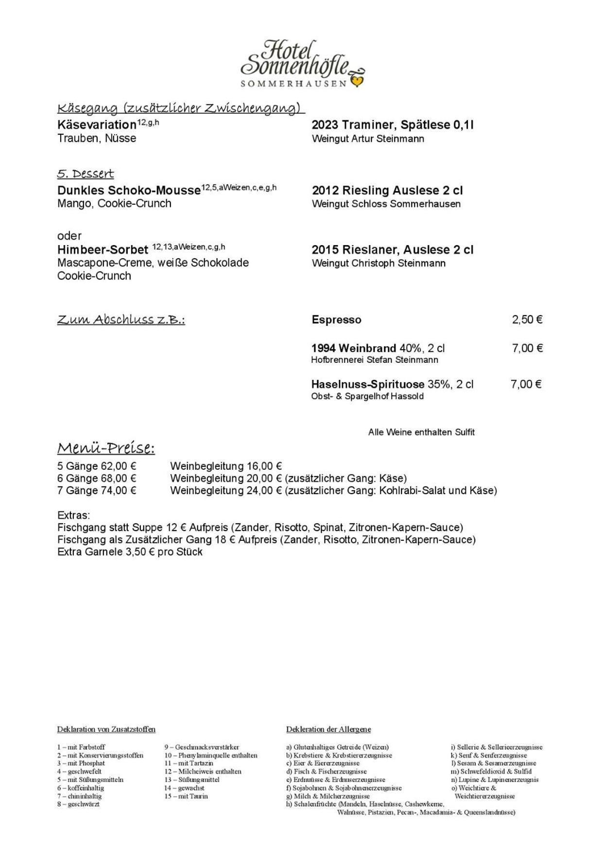 Hotel & Restaurant Sonnenhoefle Sommerhausen Eksteriør billede