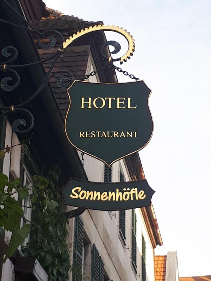 Hotel & Restaurant Sonnenhoefle Sommerhausen Eksteriør billede